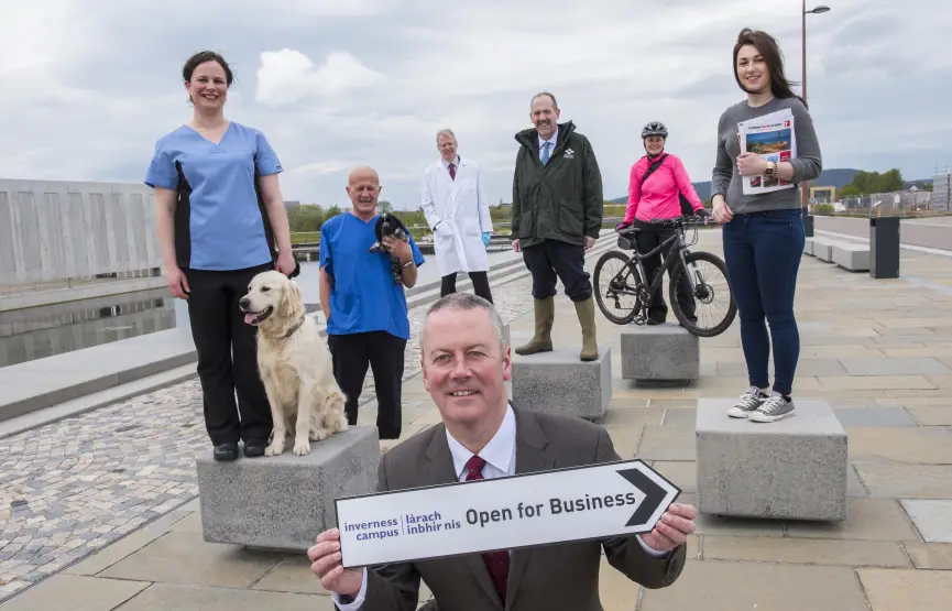 Inverness Campus opening - group of representatives of all aspects of campus use